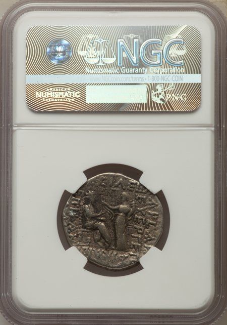 Parthian Kingdom Vardanes I c AD 38 46 Bl Tetradrachm NGC VF 1883309 020