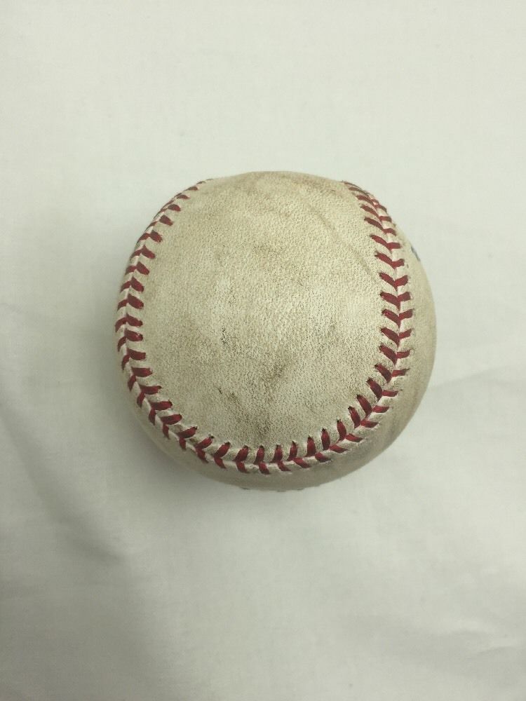 MIKE TROUT HISASHI IWAKUMA PID 9/14/2016 Mariners Angels Mlb Game Used Baseball