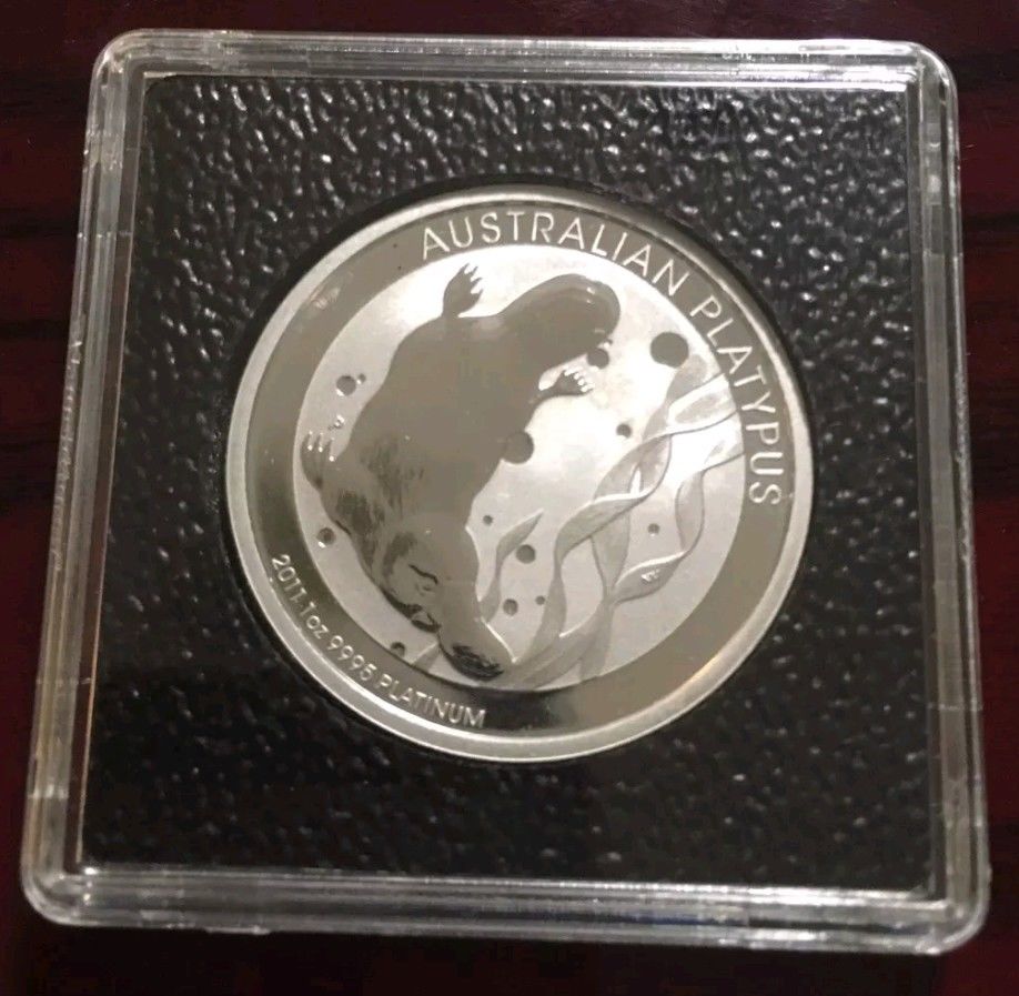 SCARCE First year released / 2011 / 1 Oz Platinum Australian Platypus / Sold Out
