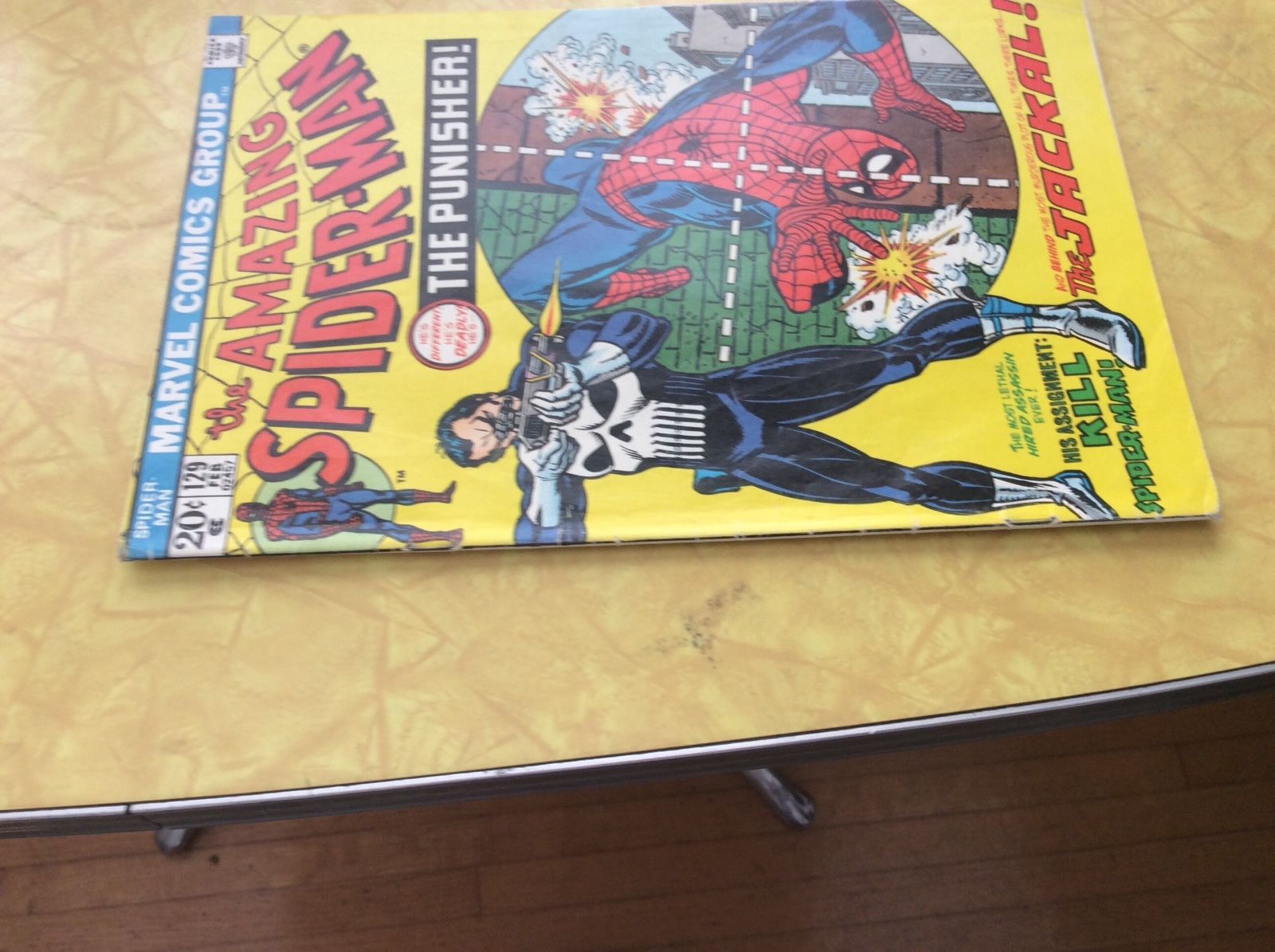 THE AMAZING SPIDER-MAN #129. 1st. PUNISHER. MID TO HIGH GRADE