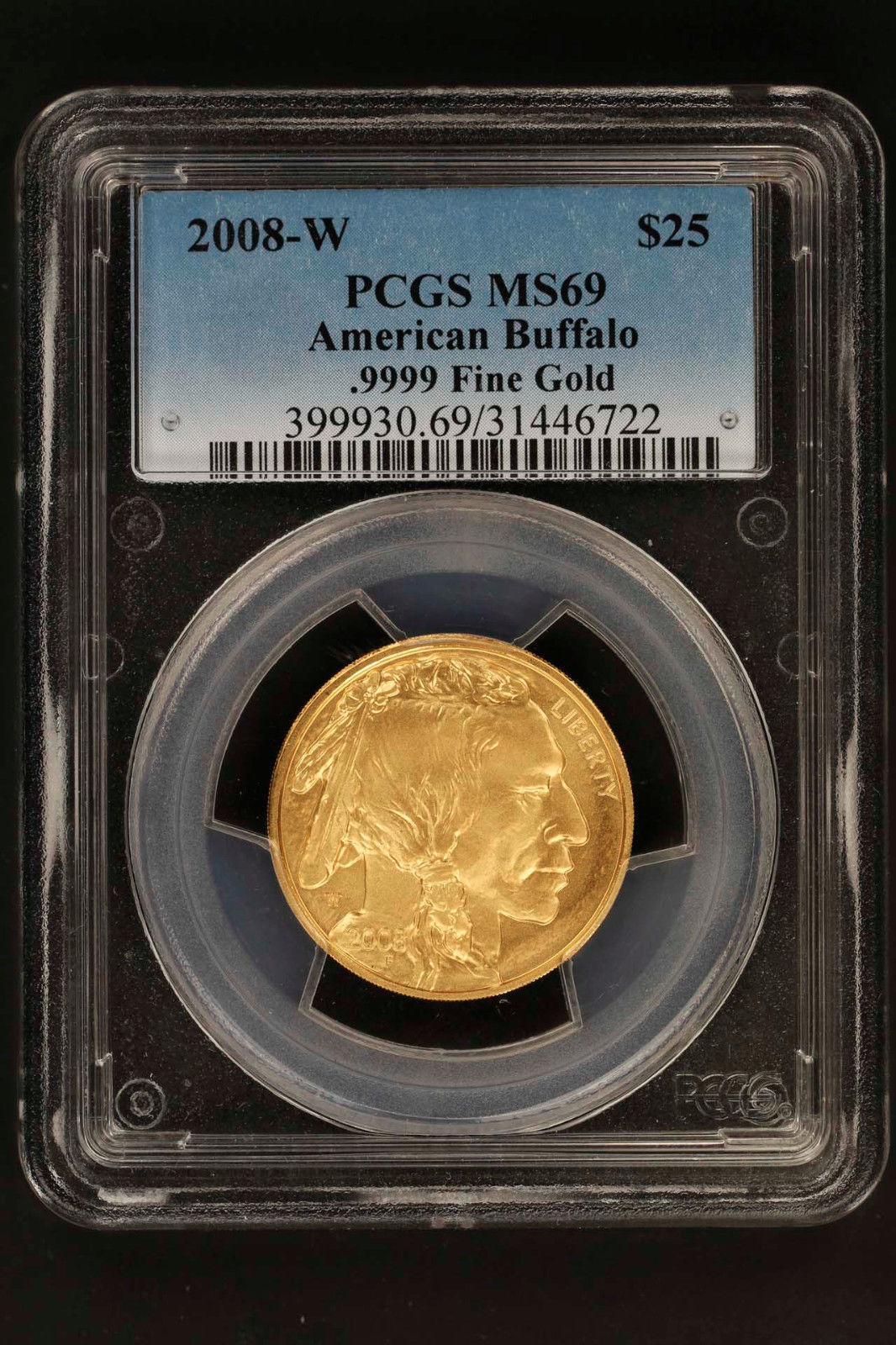 2008-W $25 American Gold Buffalo 1/2 oz PCGS MS-69 -146738