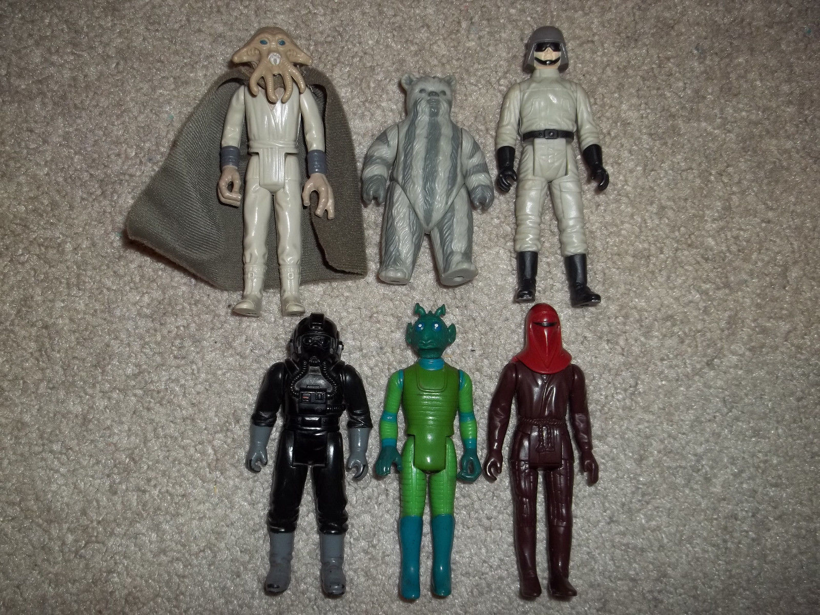 Vintage Star Wars Action Figure Lot 22 Figures & Darth Vader Episode V Case