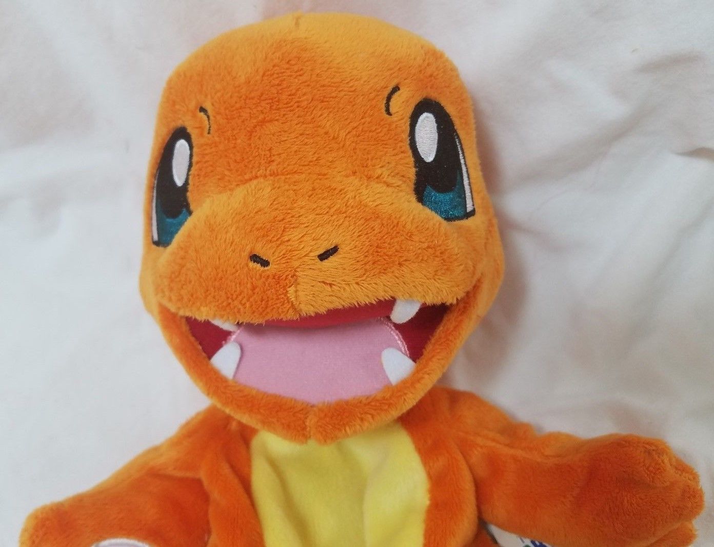 BUILD A BEAR Pokemon: CHARMANDER Orange Plush UNSTUFFED Toy Gift w Trading Card