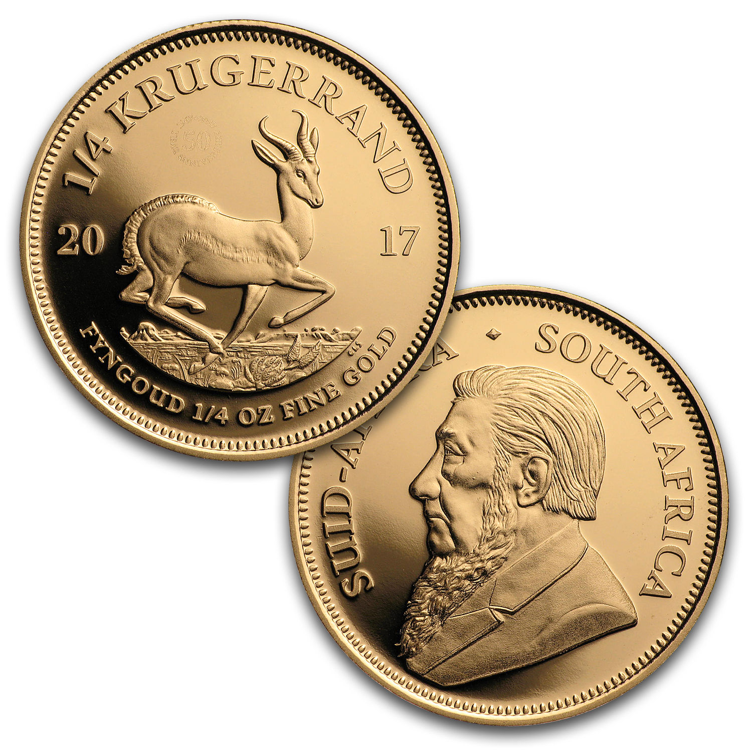 2017 South Africa 6-Coin Krugerrand 50th Anniversary Proof Set - SKU #114878