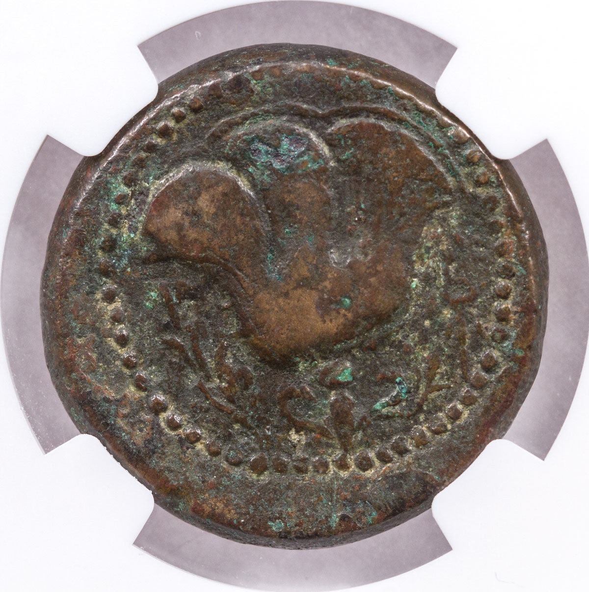 Caria, Isl. of Rhodes AE27 ex. Alexander Pasha, Prince of Samos NGC VF SKU47686