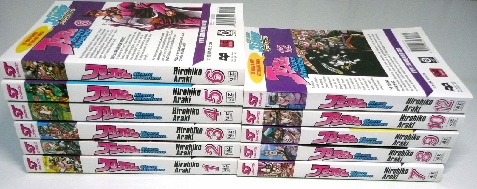 JoJo's Bizarre Adventure Stardust Crusaders Part 3 Manga Lot of 11 1-10, 12 Viz