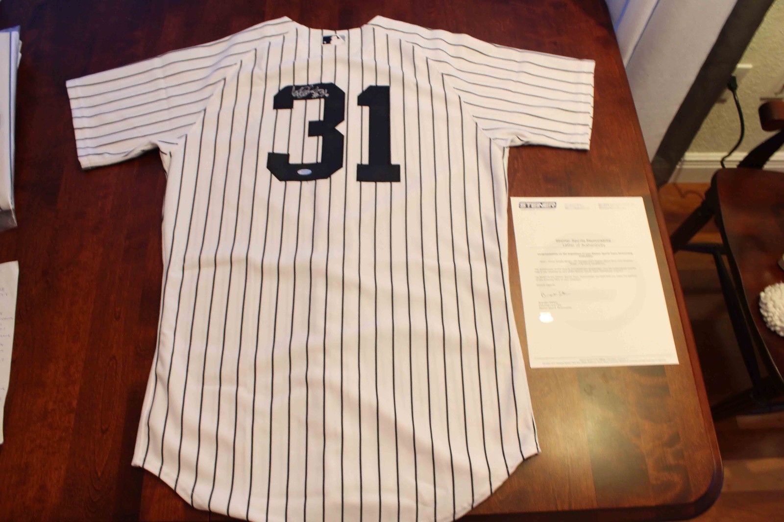 NEW YORK YANKEES ICHIRO SUZUKI SIGNED 2013 GAME USED JERSEY HIT #3,946 STEINER11