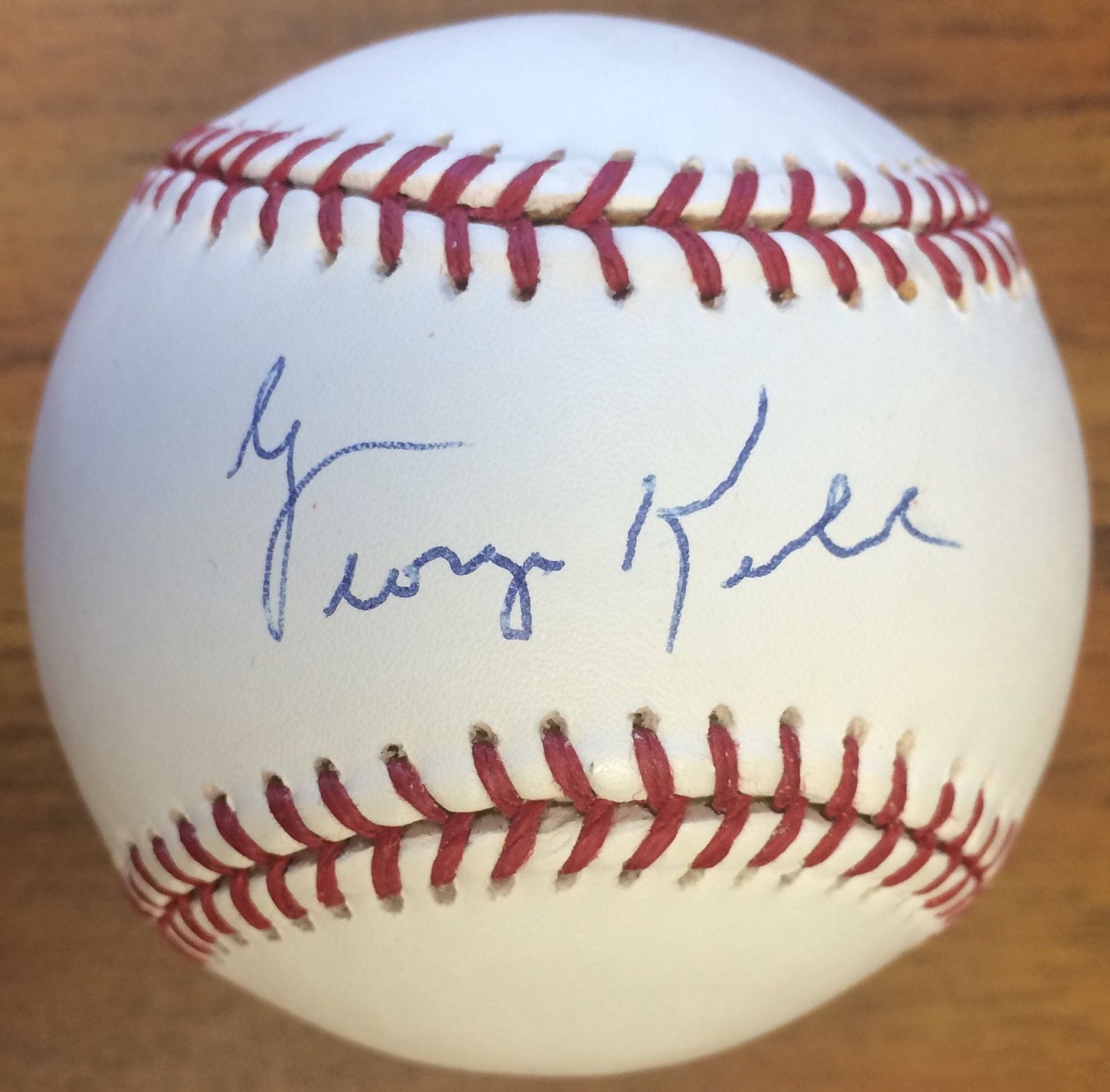 George Kell Signed Rawlings Baseball Autographed PSA/DNA COA HOF Tristar MLB