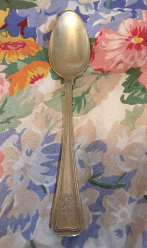 VINTAGE GORHAM OLD FRENCH STERLING SILVER SPOON MONO H