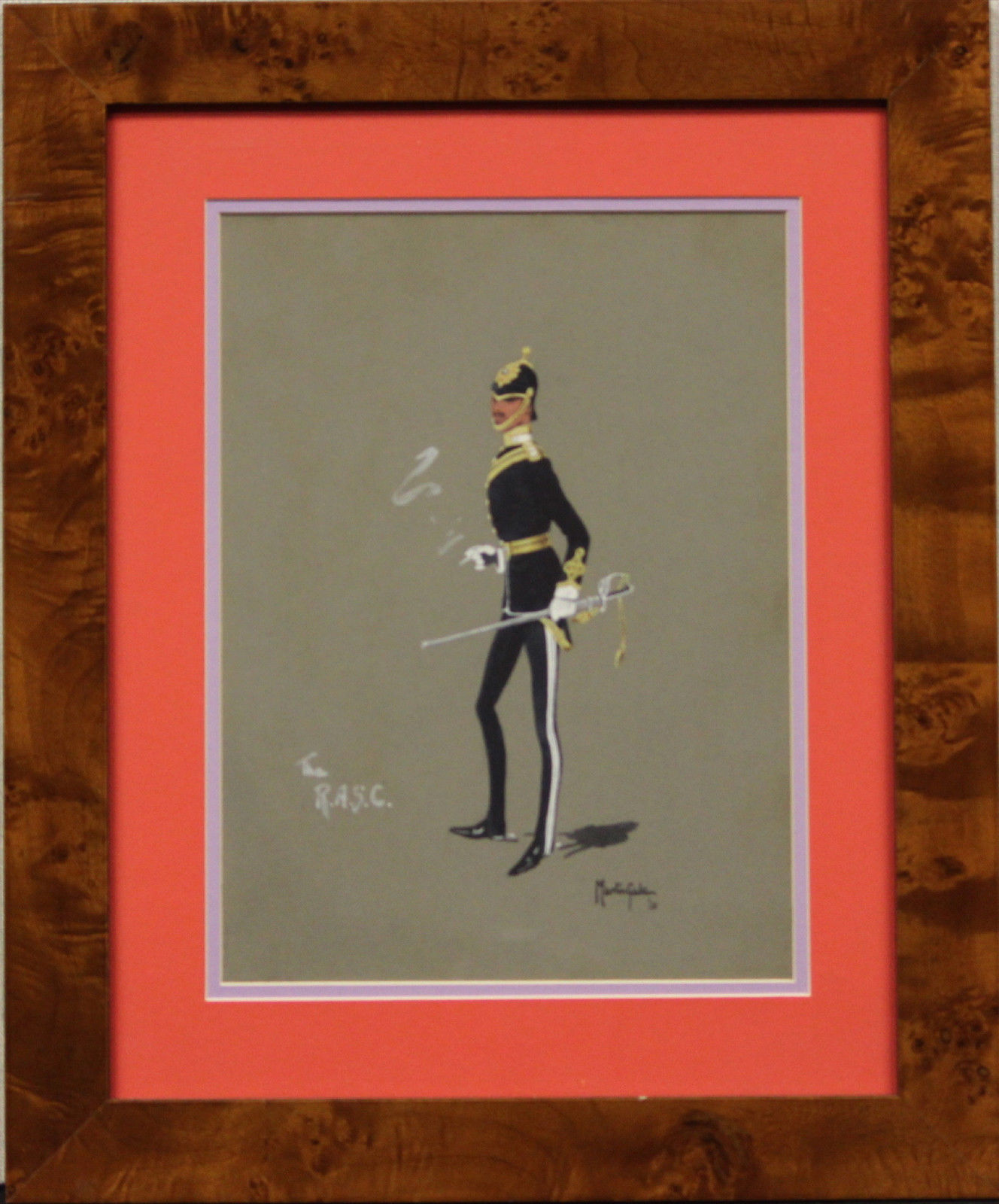 "The Royal Army Service Corps c1929 Gouache by Martin Gale "