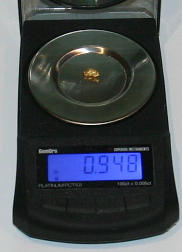 GOLD NUGGET 0.94 GRAMS (AUSTRALIAN NATURAL)