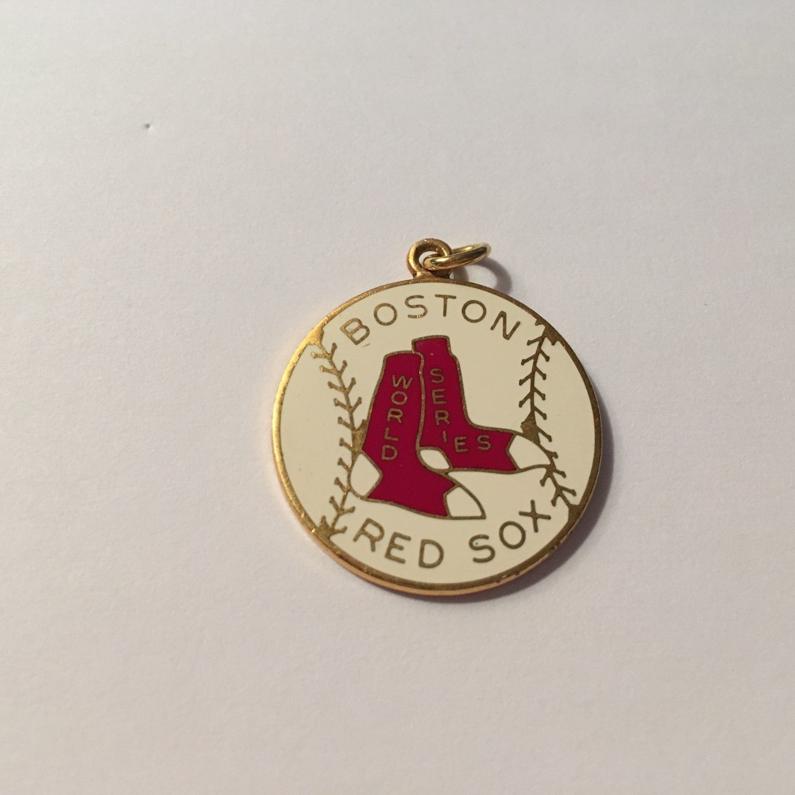 Rare Original BALFOUR 1975 Boston Red Sox World Series Media Press Pendant