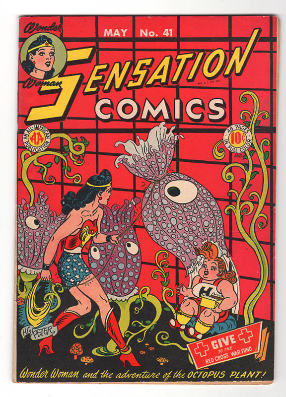 Sensation Comics 41 VF 8.0 Early Wonder Woman! Awesome Cover!