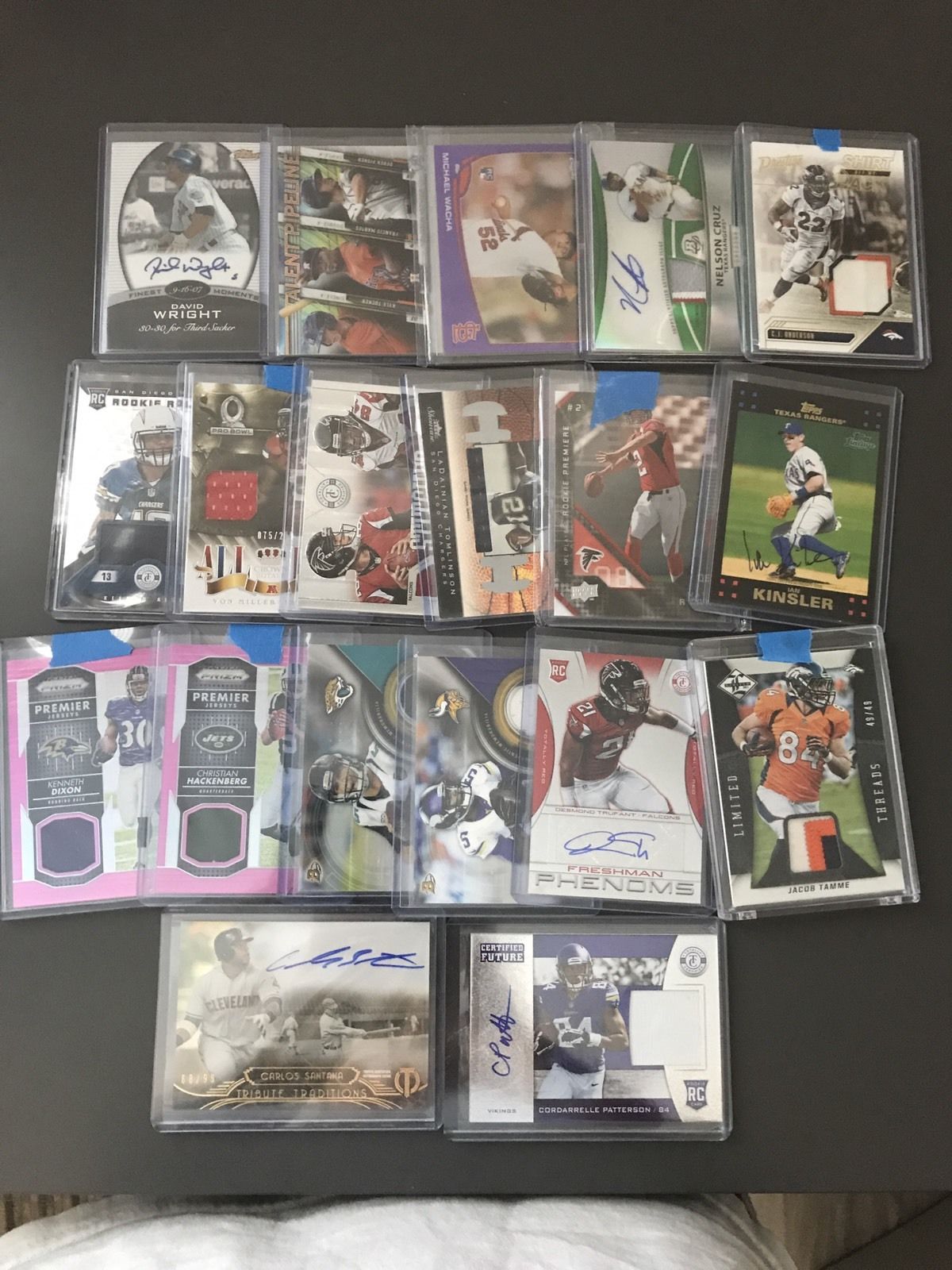 Huge Sports Card Lot Autos Jerseys Serial Numbered Inserts