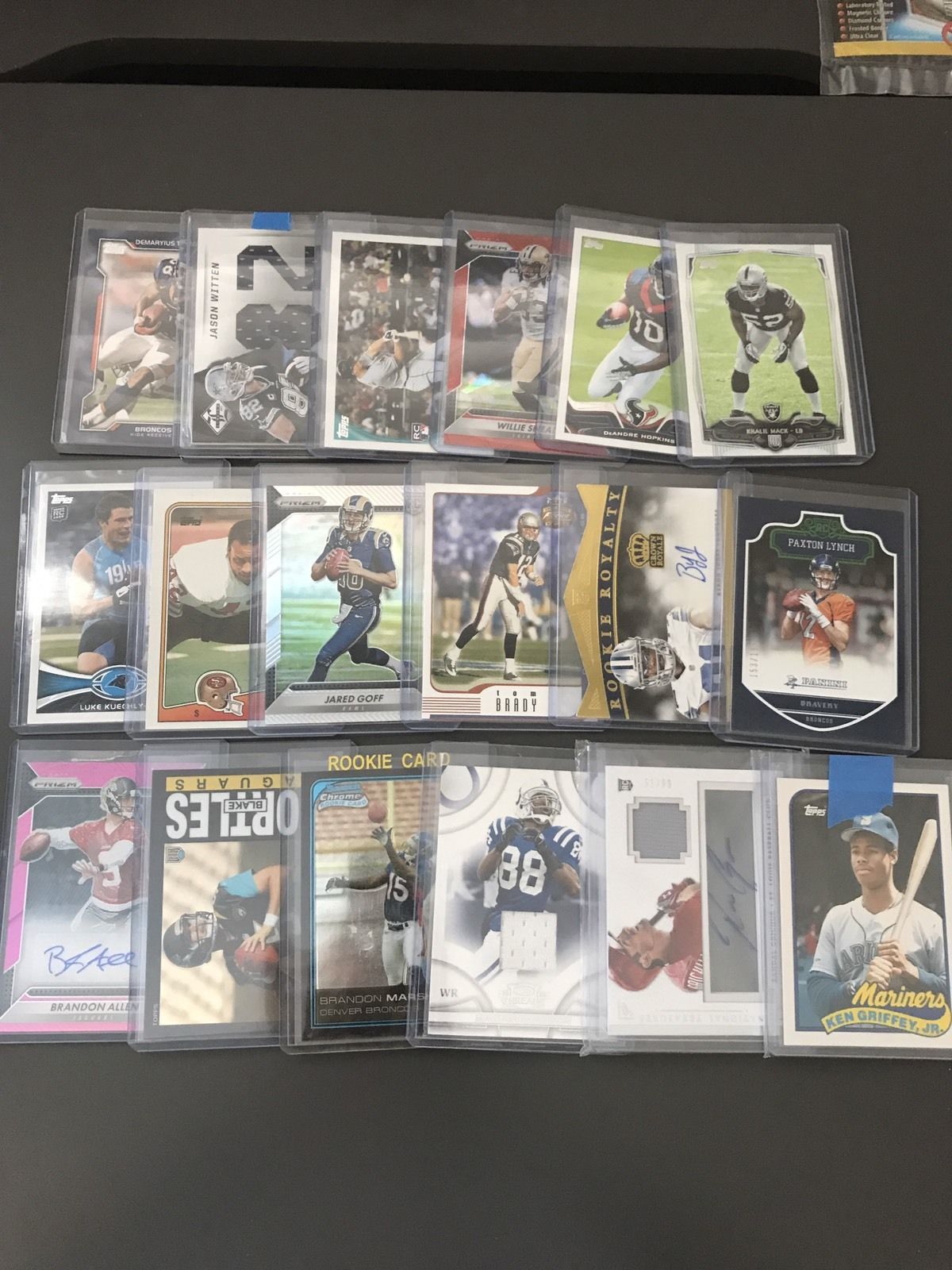 Huge Sports Card Lot Autos Jerseys Serial Numbered Inserts