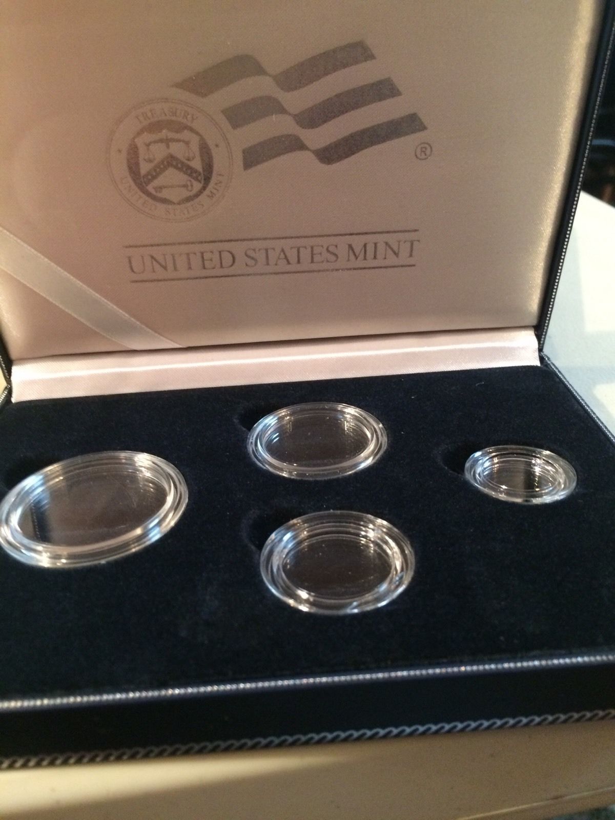 2006 BURNISHED PLATINUM 4 COIN SET  Uncirculated BOX,CAPSULES & COA MINT