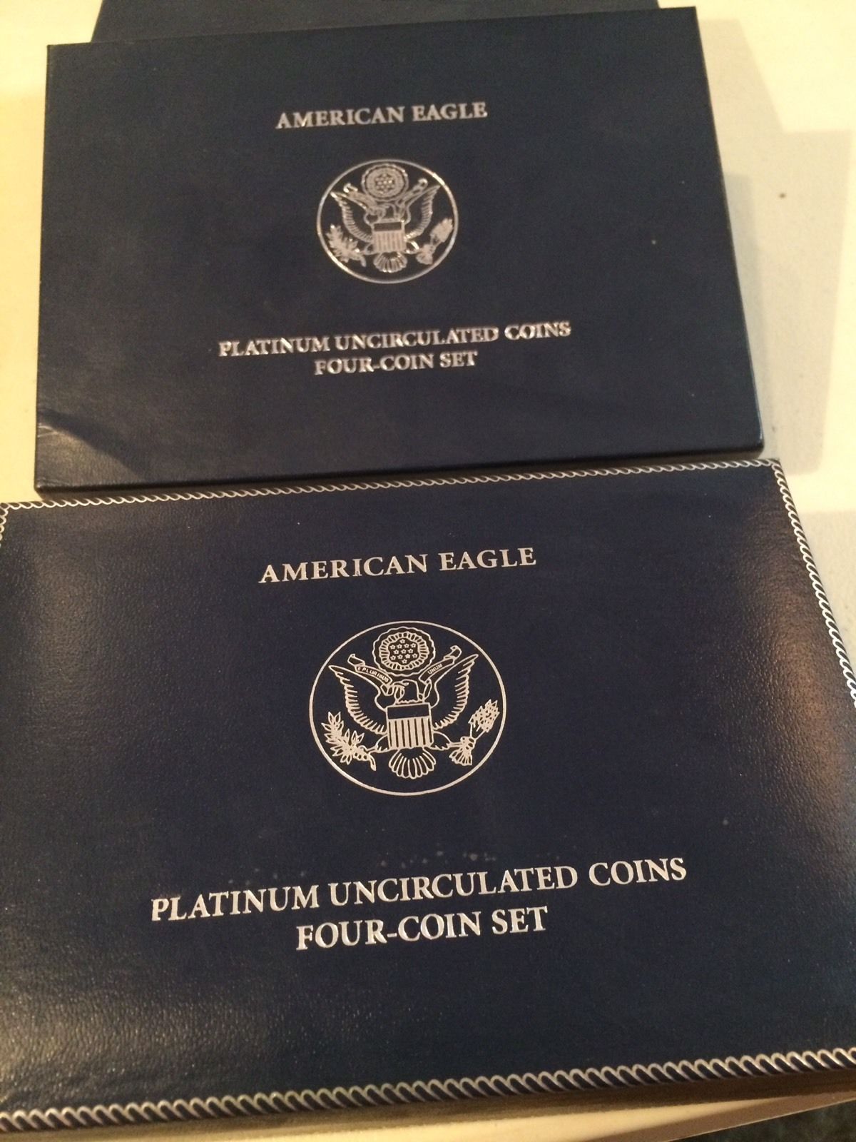 2006 BURNISHED PLATINUM 4 COIN SET  Uncirculated BOX,CAPSULES & COA MINT