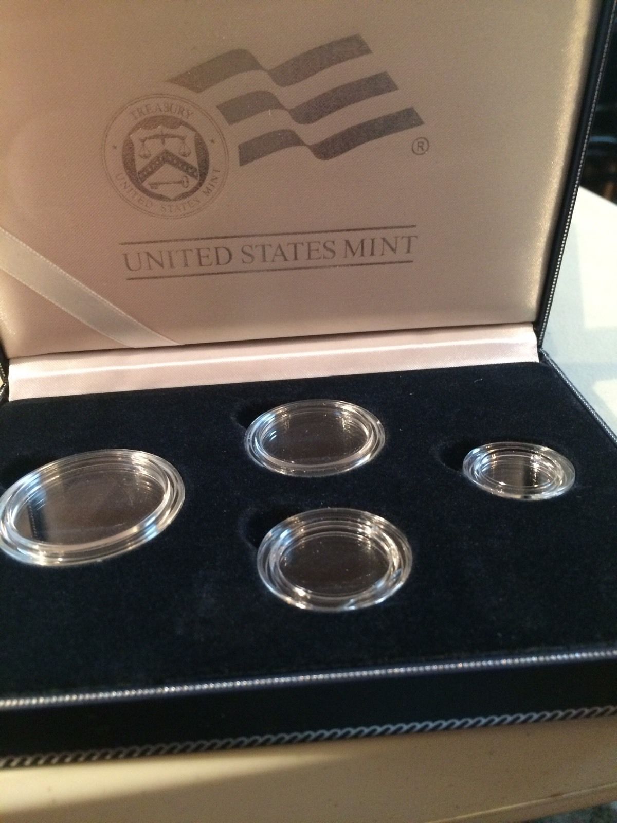 2006 BURNISHED PLATINUM 4 COIN SET  Uncirculated BOX,CAPSULES & COA MINT