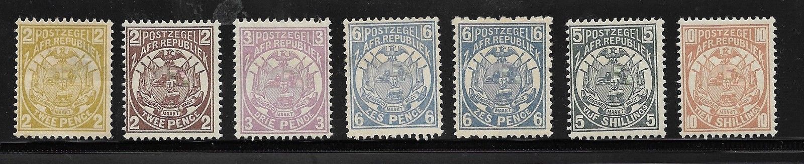 SOUTH AFRICA STAMP TRANSVAAL - COLLECTION OF UNUSED STAMPS