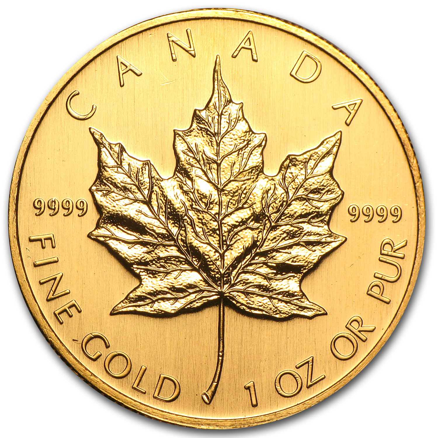 2002 Canada 1 oz Gold Maple Leaf BU - SKU #77414