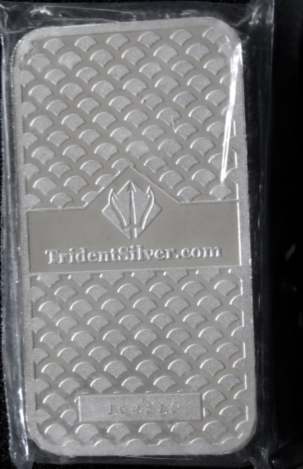 5 OZ TRIDENT SILVER BAR (.999 FINE)