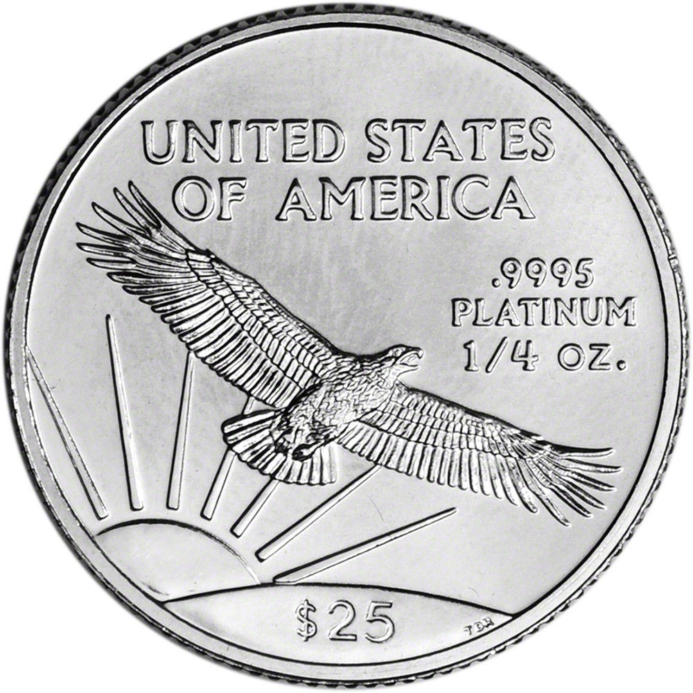 American Platinum Eagle (1/4 oz) $25 - BU - Random Date