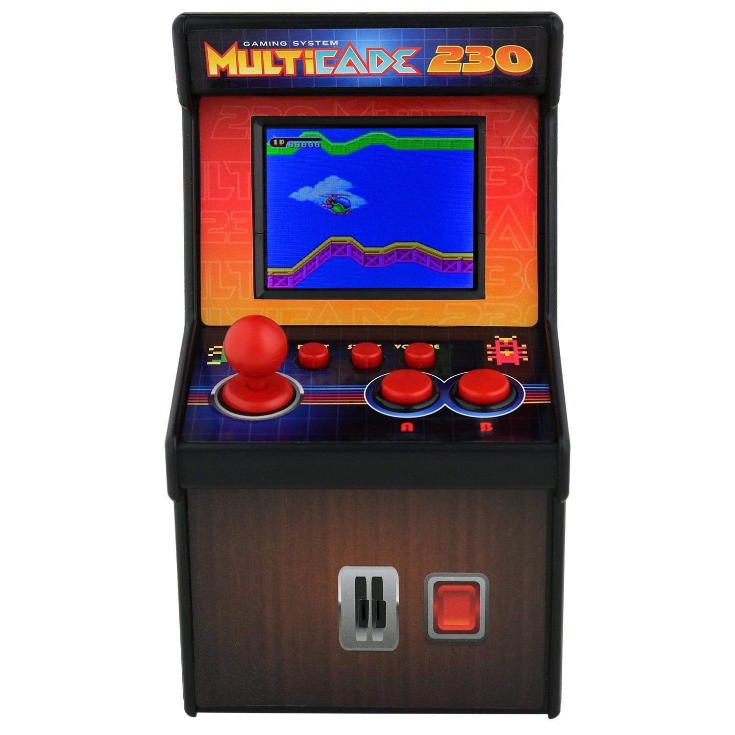 SoundLogic XT Multicade 230 Miniature Retro Arcade Video Game Machine