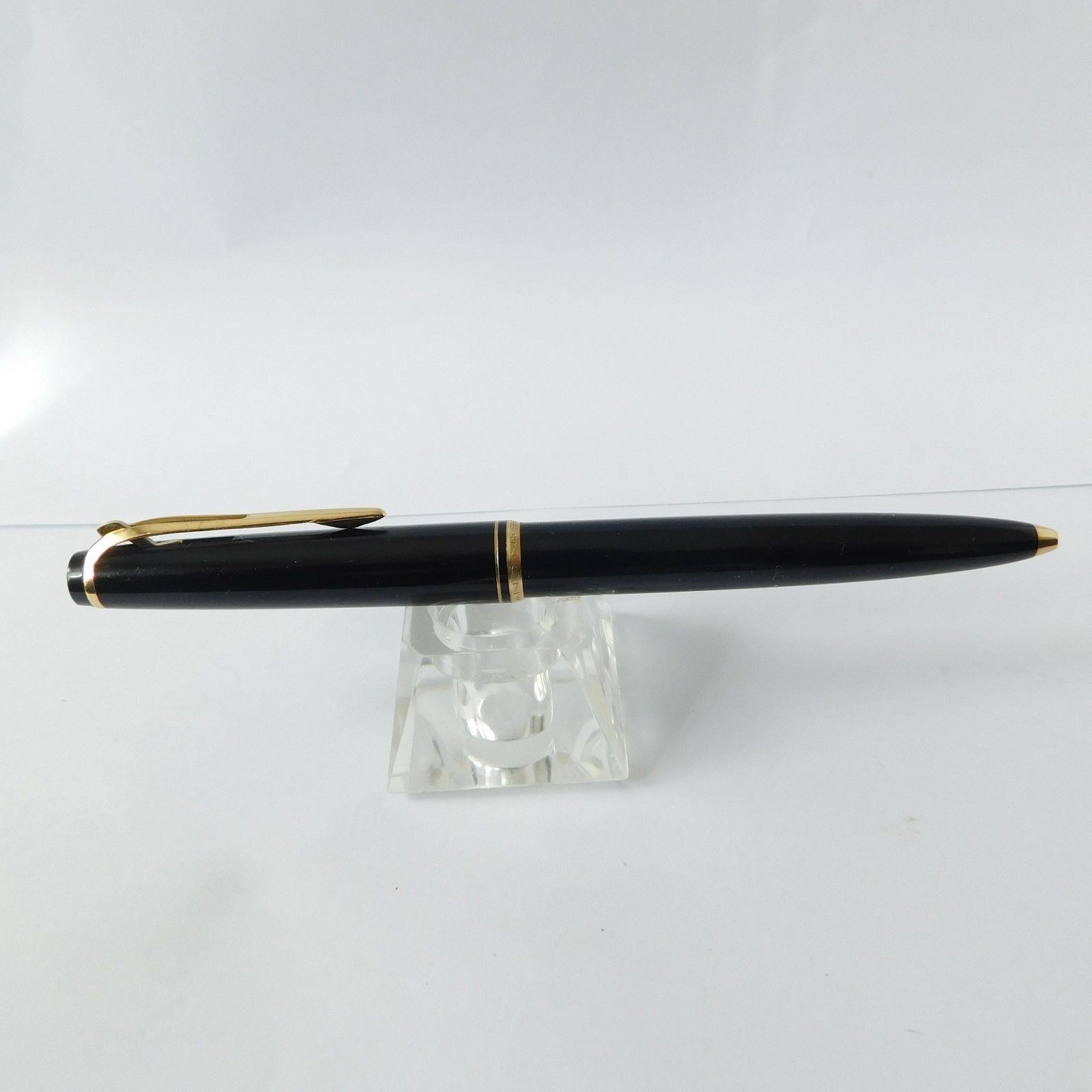 Vintage MONTBLANC No 28 Black/Gold lever mechanism Ballpoint Pen Germany