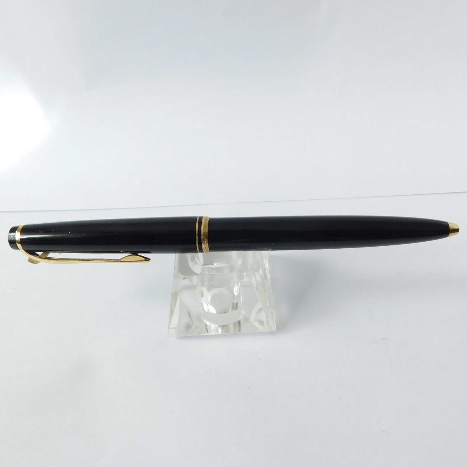 Vintage MONTBLANC No 28 Black/Gold lever mechanism Ballpoint Pen Germany