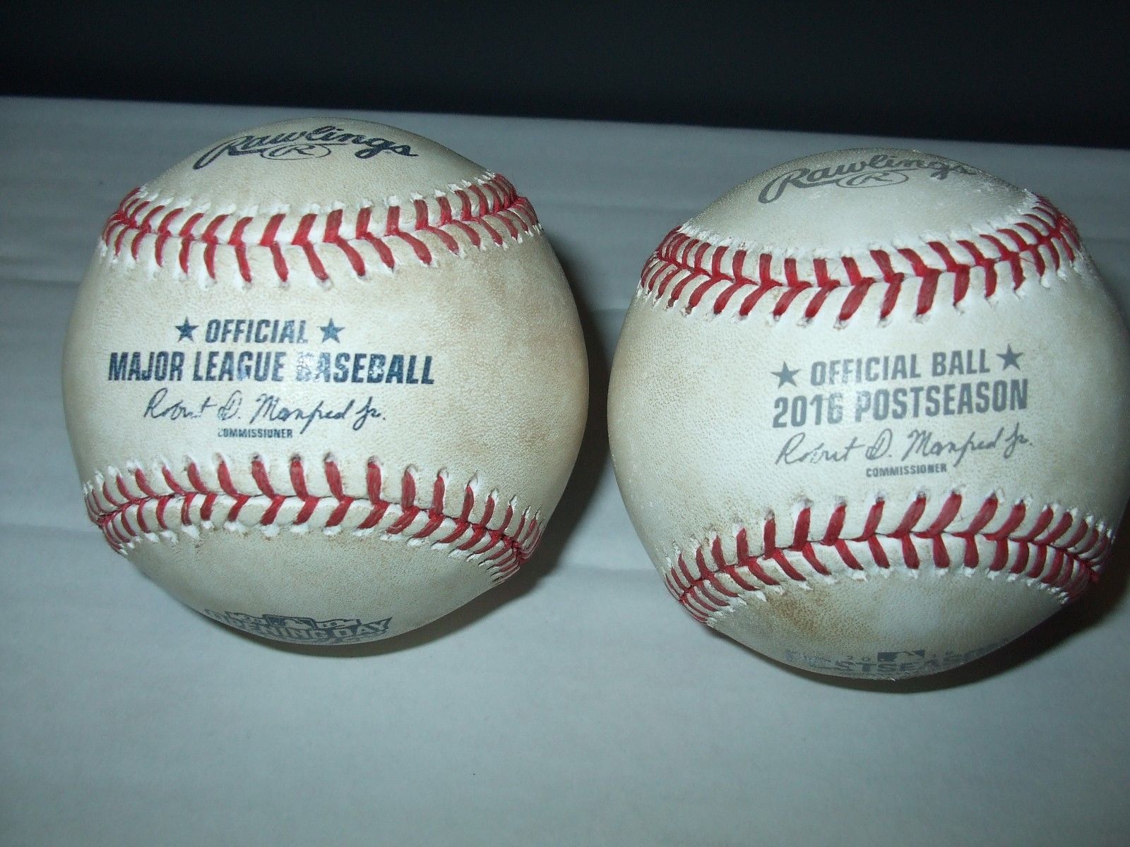 2016 Washington Nationals opening day and postseason Game-Used Baseball