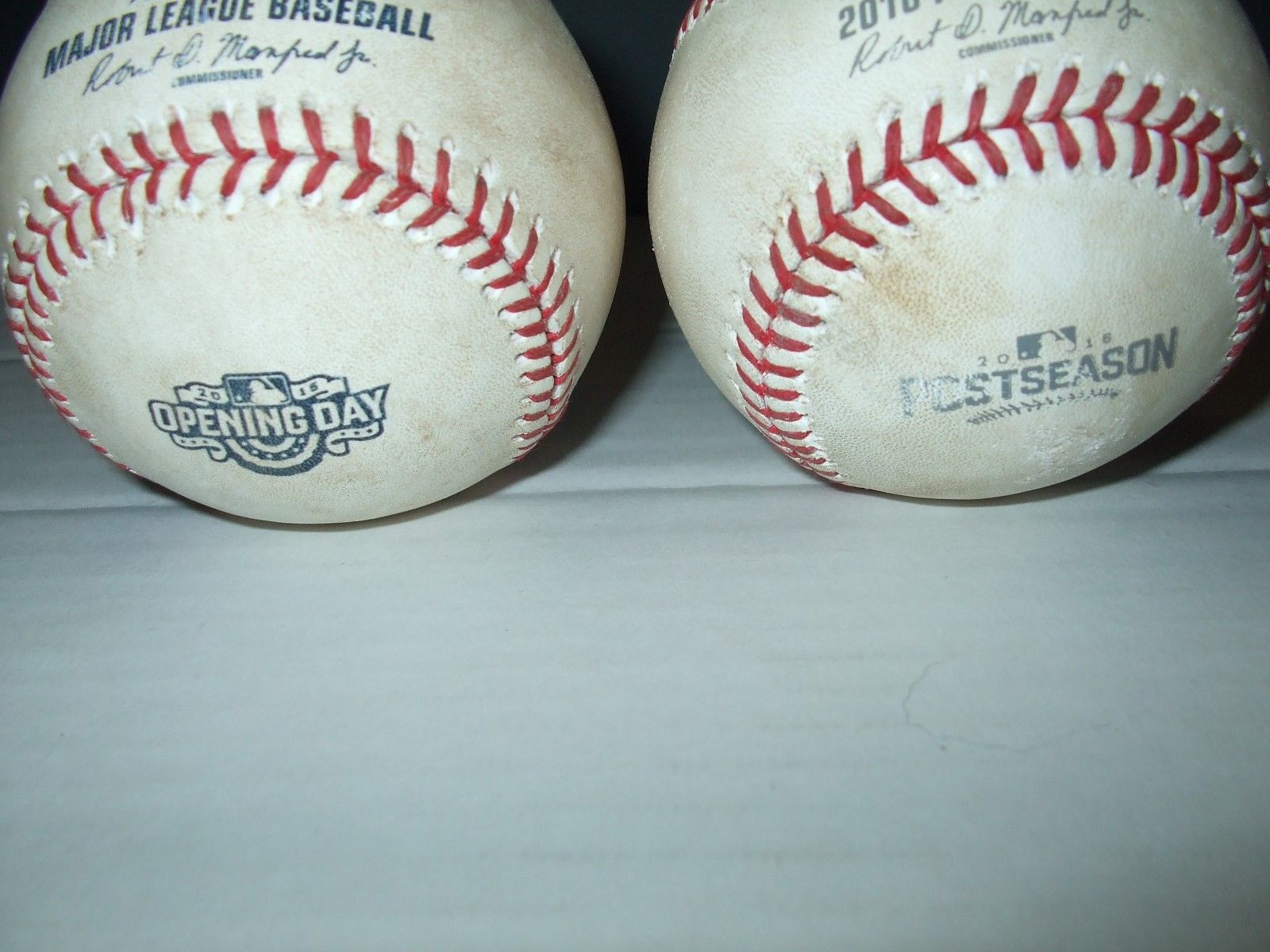 2016 Washington Nationals opening day and postseason Game-Used Baseball