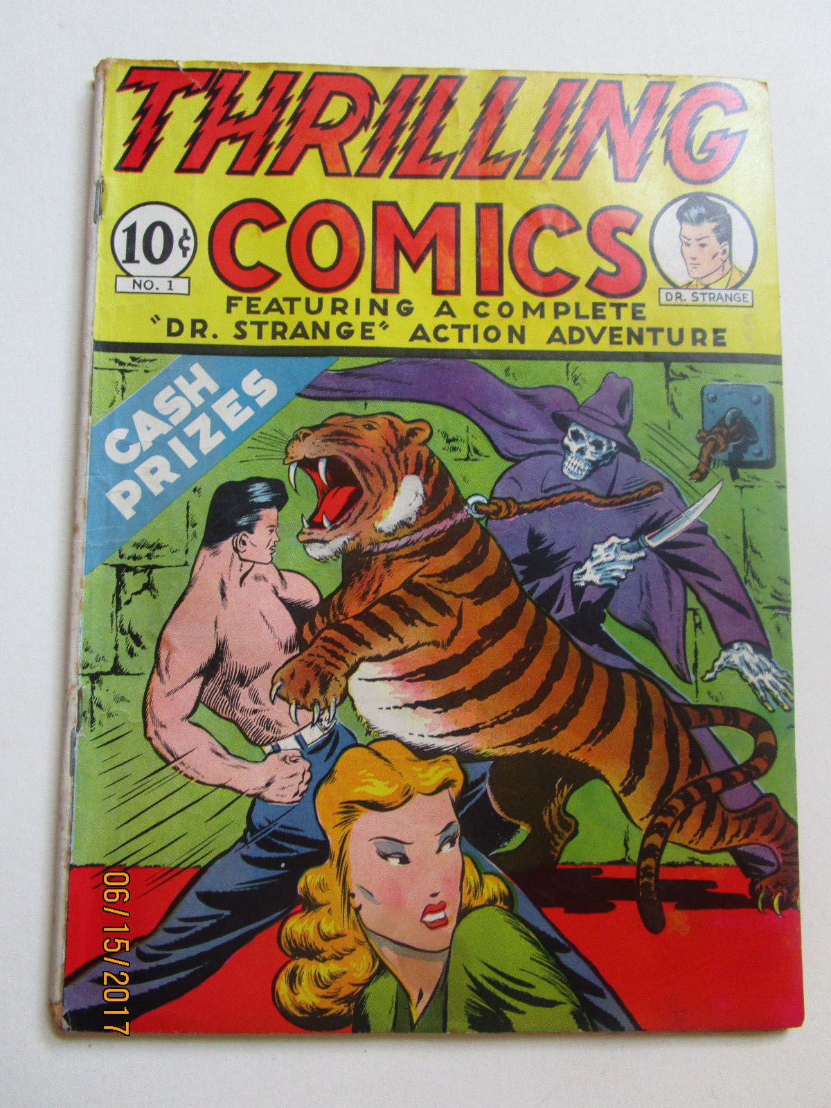 THRILLING COMICS # 1 -  FEB 1940 ISSUE