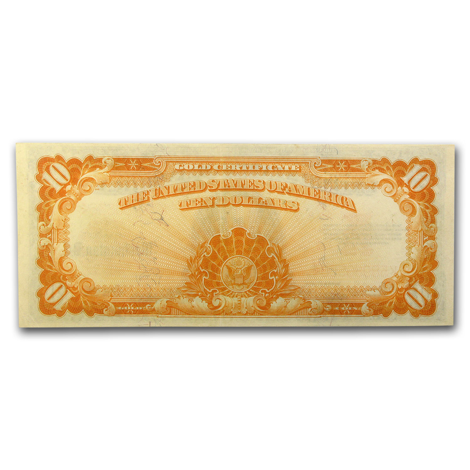 1922 $10 Gold Certificate Ch AU - SKU #19703