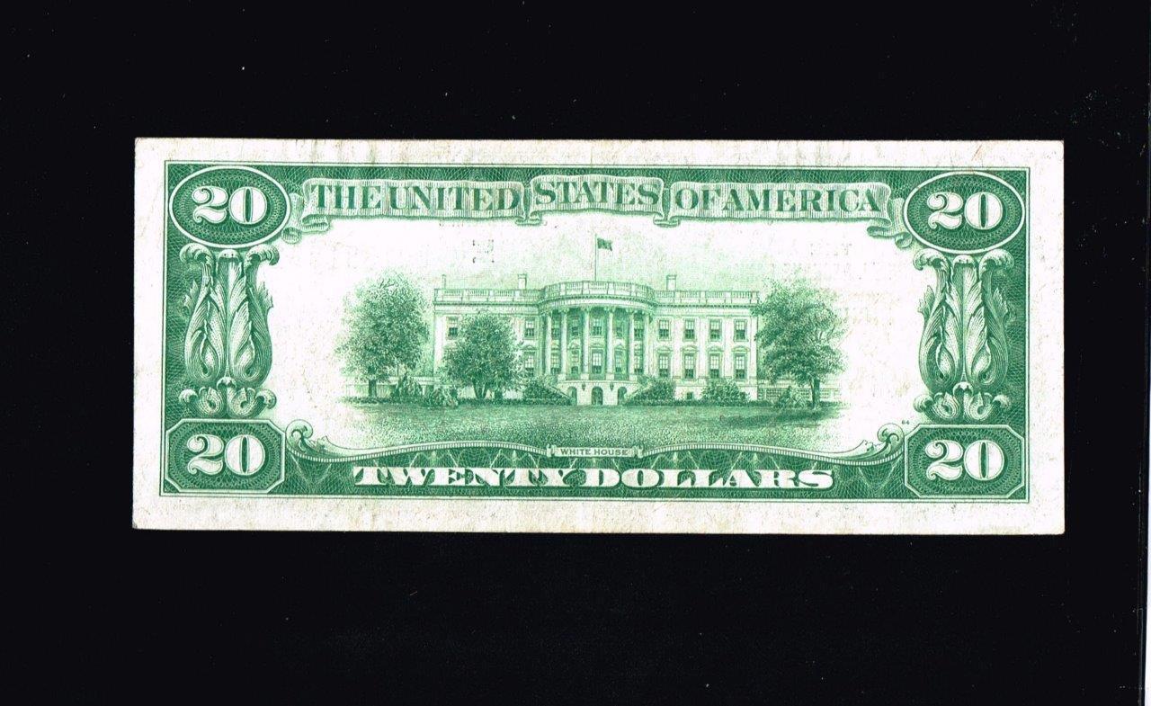 1929 $20 THE FEDRAL RESERVE BANK OF RICHMOND.VA