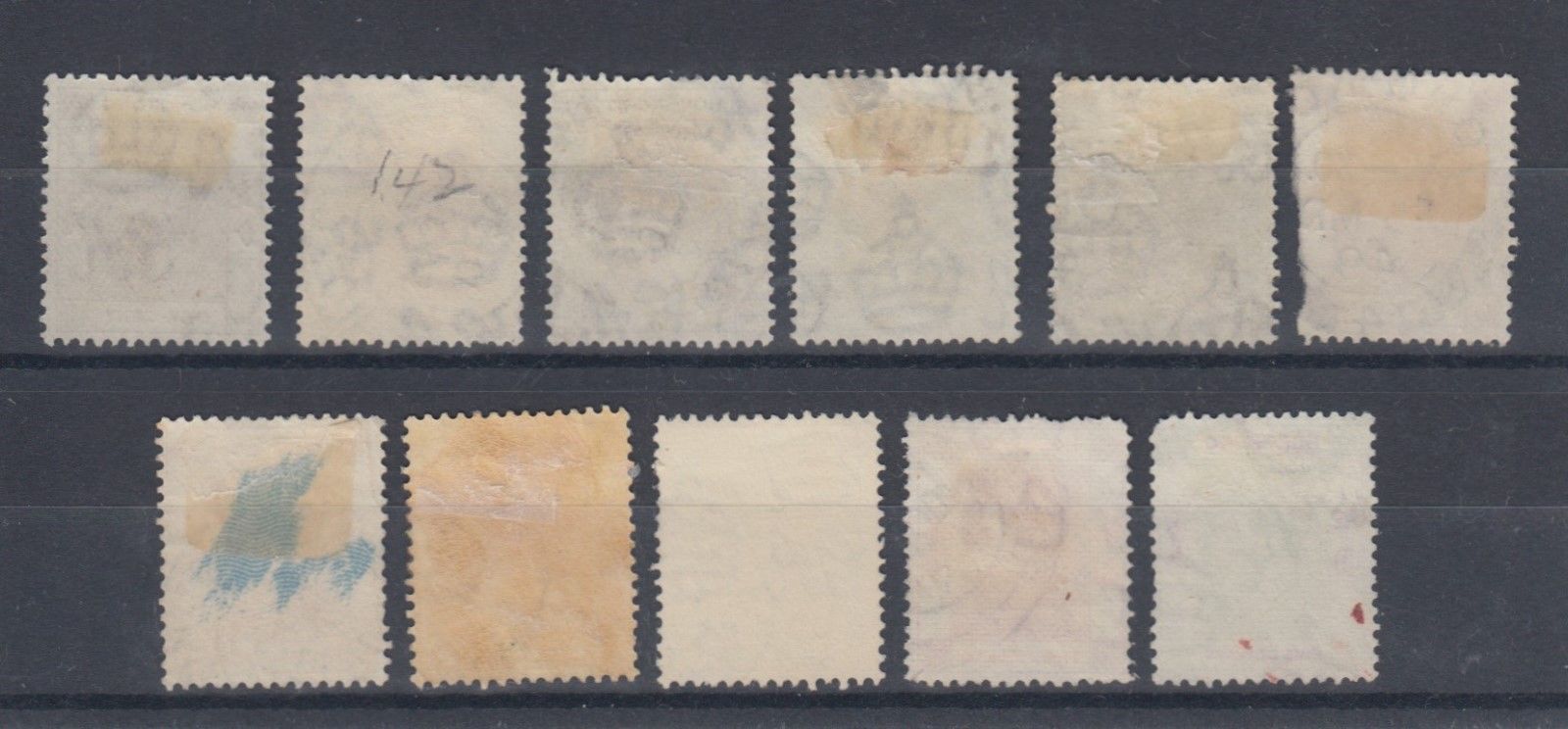 Hong Kong 1938 KGVI Stamps Used Hinged No Gum (#2708)