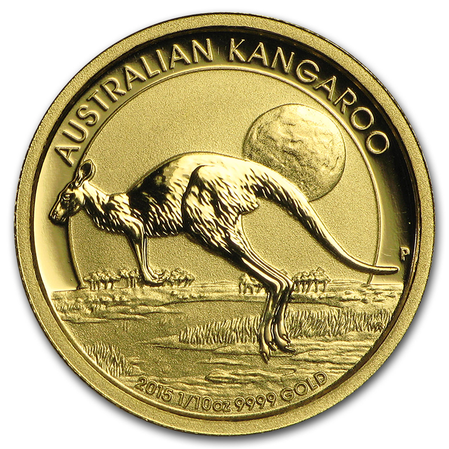 Australia 1/10 oz Gold Kangaroo/Nugget BU (Random Year) - SKU #22944