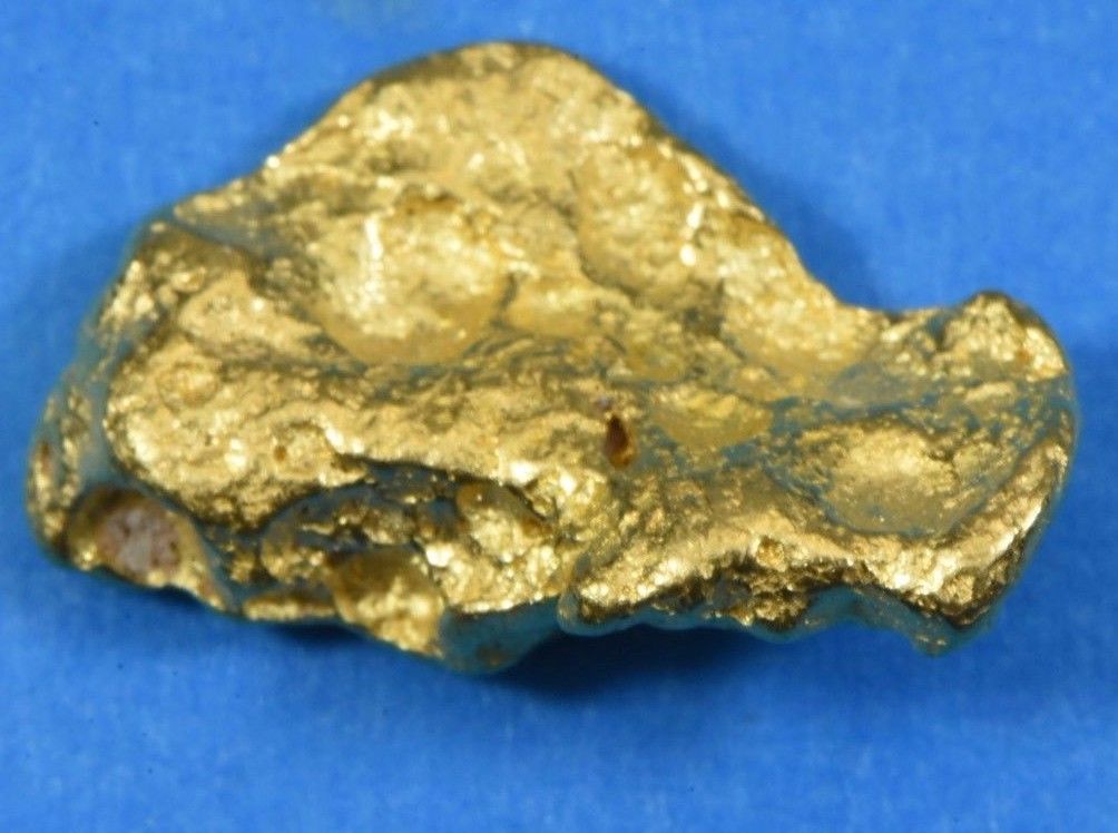 #968 Natural Gold Nugget Australian 3.47 Grams Genuine
