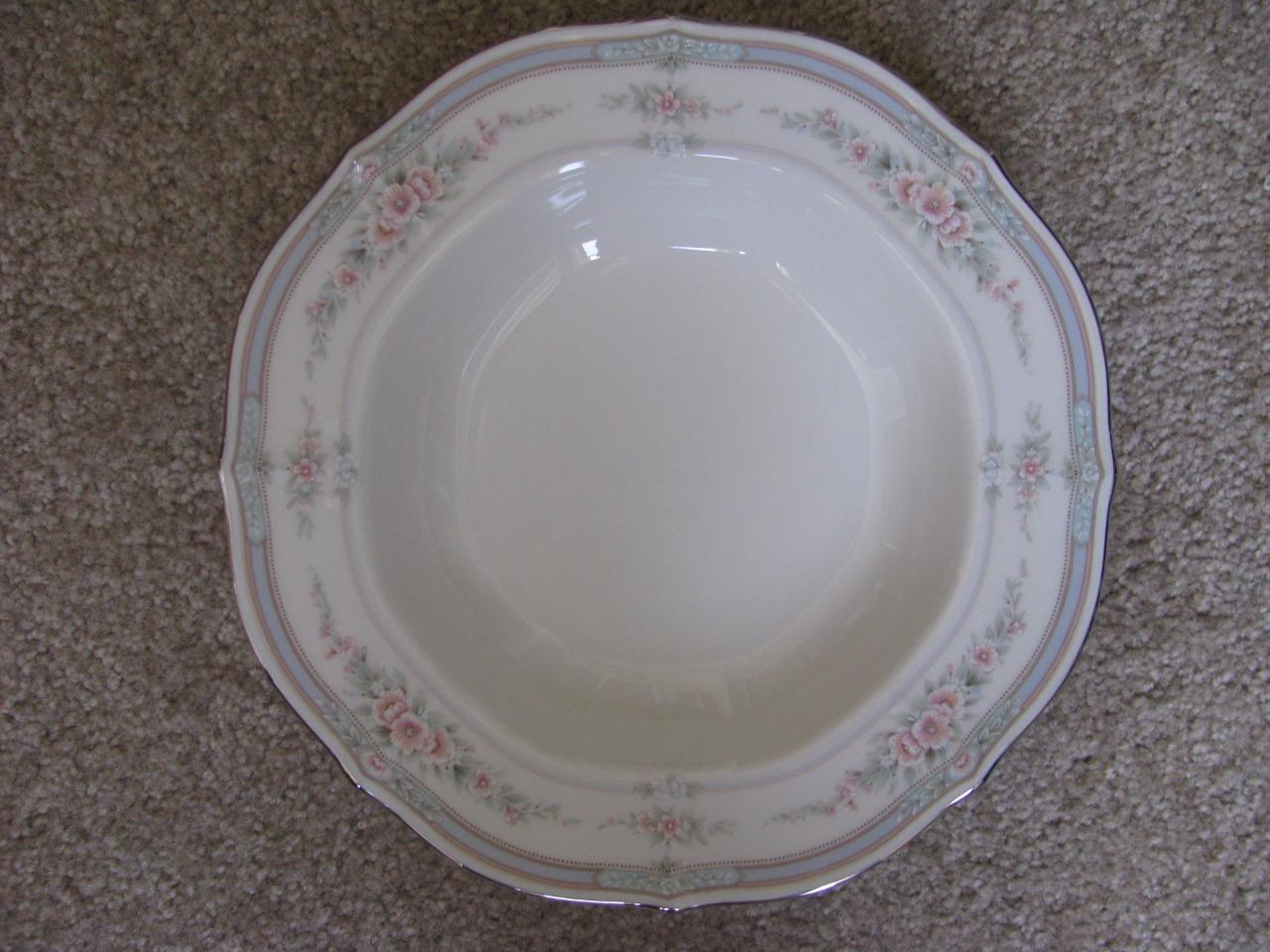 NORITAKE china ROTHSCHILD 7293 pattern SOUP or SALAD BOWL 8-1/4" set of 2