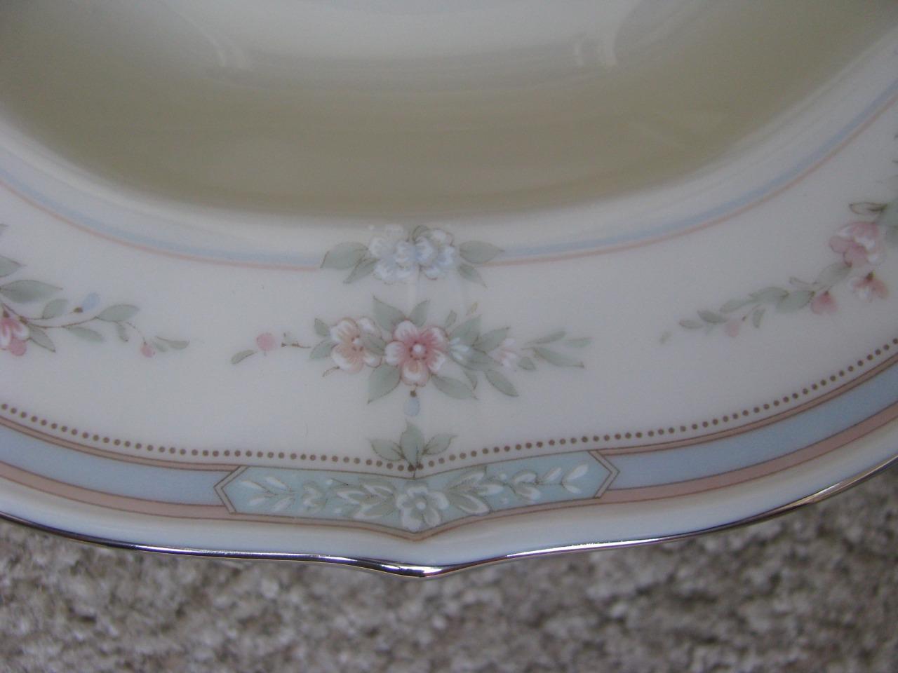 NORITAKE china ROTHSCHILD 7293 pattern SOUP or SALAD BOWL 8-1/4" set of 2