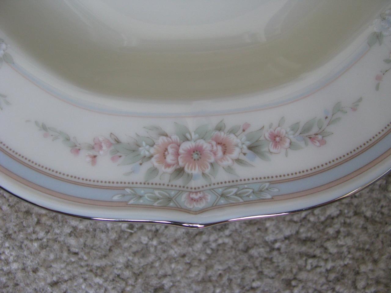 NORITAKE china ROTHSCHILD 7293 pattern SOUP or SALAD BOWL 8-1/4" set of 2