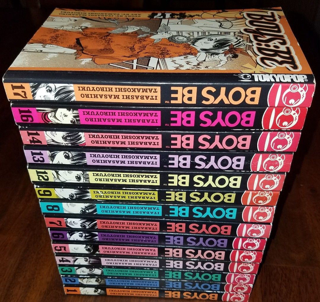 Boys Be Manga 1 thu 9 12, 13, 14, 16, 17  Tokyopop 14 volumes Graphic Novel