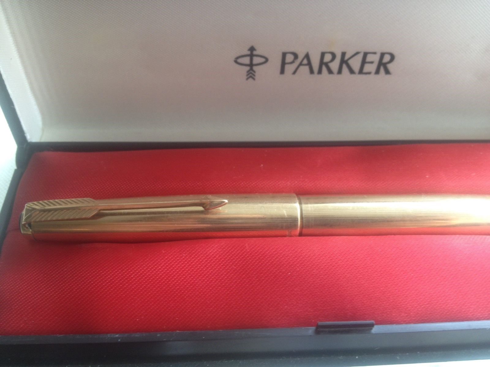 Vintage Boxed Parker 61 12ct gold filled fountain pen in original box