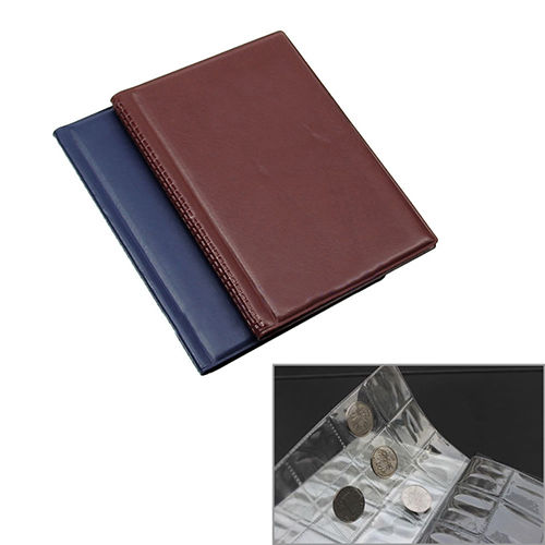 Money Penny Pockets Collection Album Book Collecting 120 Pcs Coin Holders Beamy