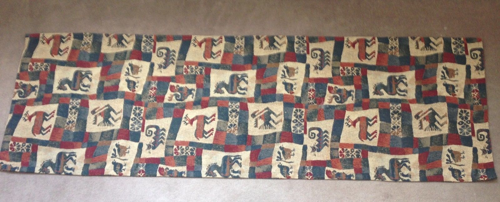 MID CENTURY MODERN TAPESTRY WALL HANGING Alexander Girard Evelyn Ackerman era