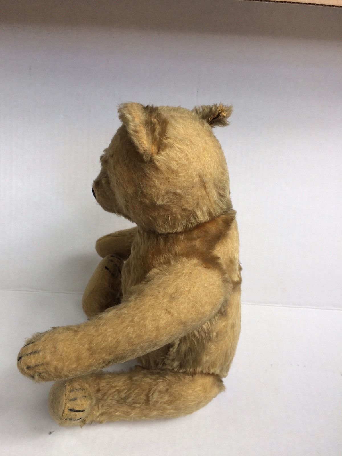 Steiff? Antique 14" Mohair Fully Jointed Teddy Bear Articulated