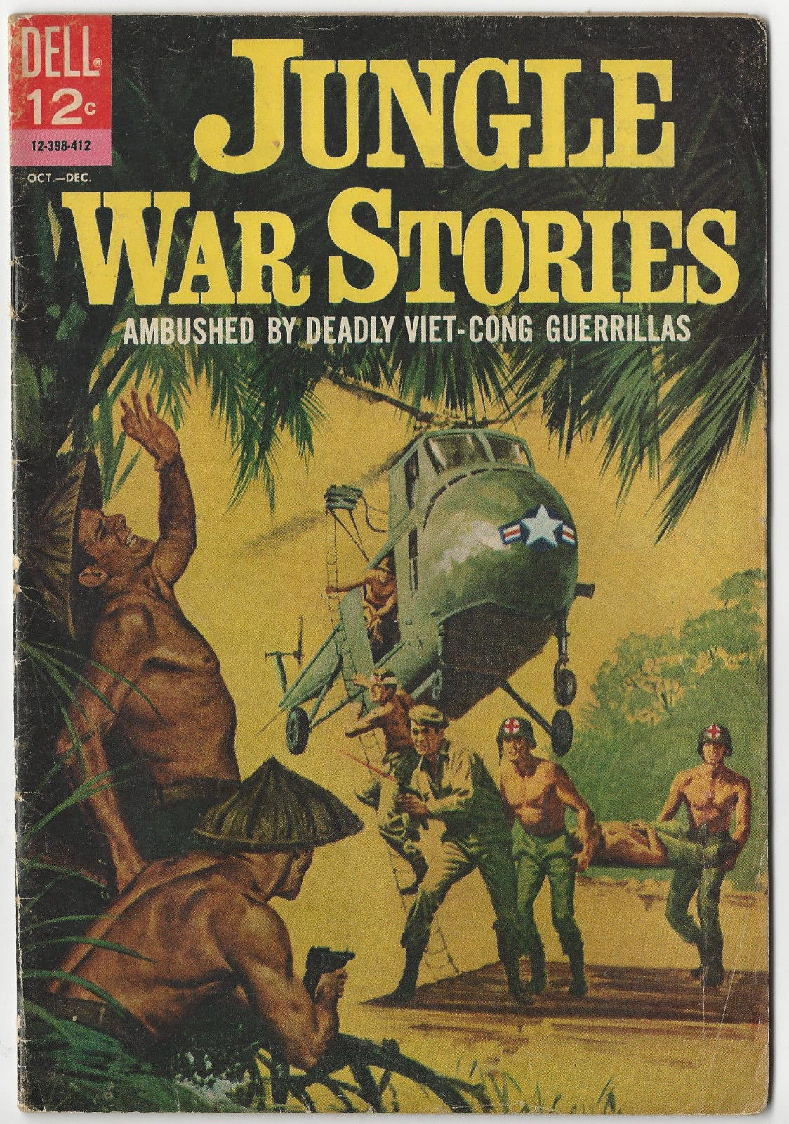 Dell's JUNGLE WAR STORIES #9 - Oct-Dec 1964 and #11 - Apr-June 1965