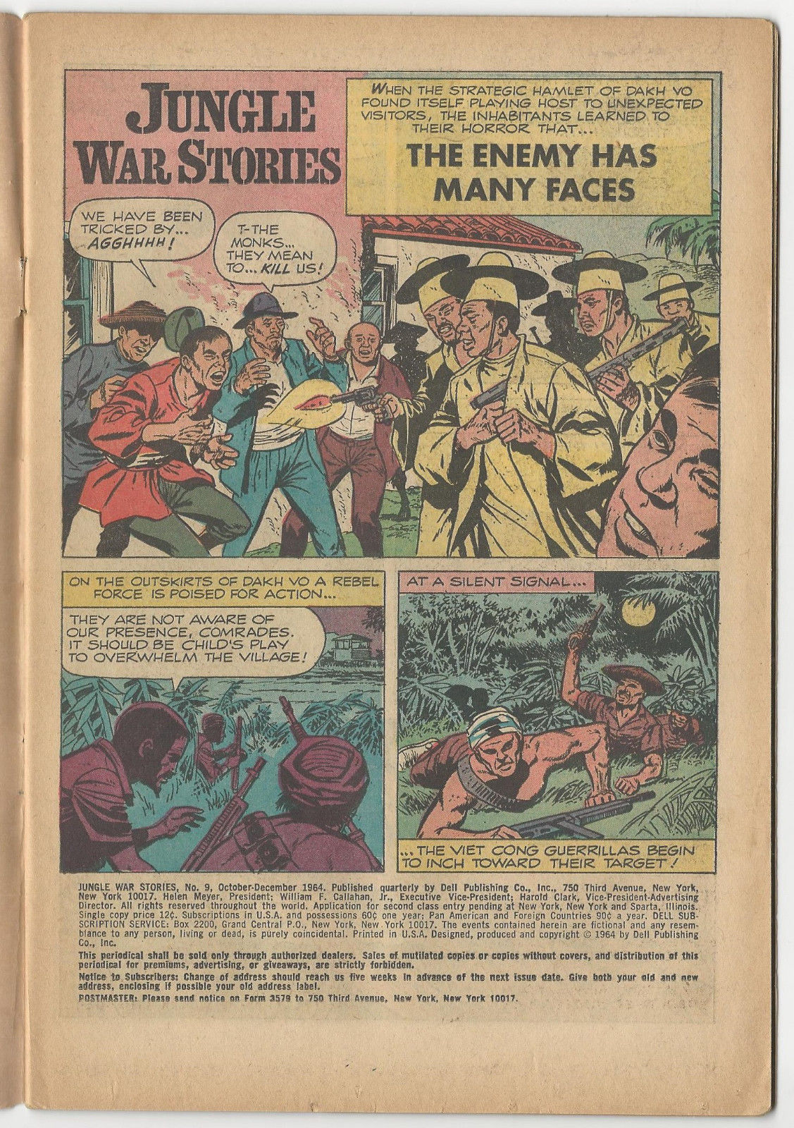 Dell's JUNGLE WAR STORIES #9 - Oct-Dec 1964 and #11 - Apr-June 1965