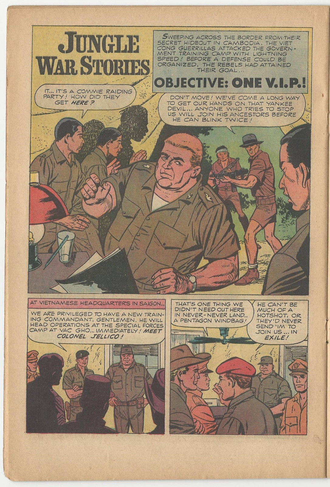 Dell's JUNGLE WAR STORIES #9 - Oct-Dec 1964 and #11 - Apr-June 1965