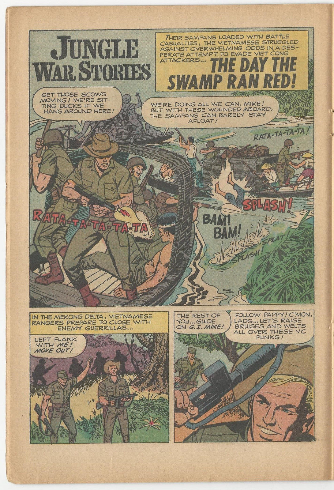 Dell's JUNGLE WAR STORIES #9 - Oct-Dec 1964 and #11 - Apr-June 1965