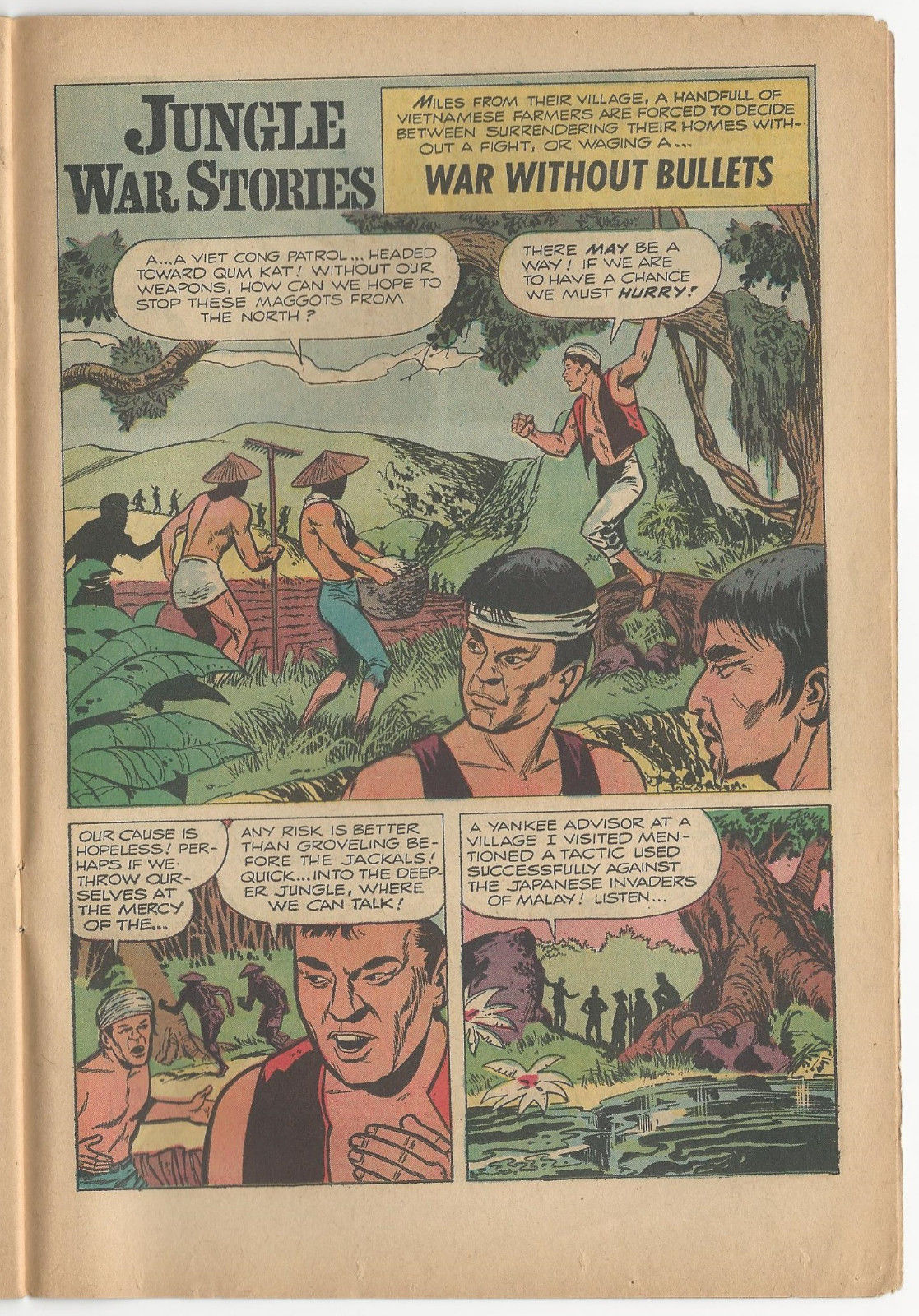 Dell's JUNGLE WAR STORIES #9 - Oct-Dec 1964 and #11 - Apr-June 1965